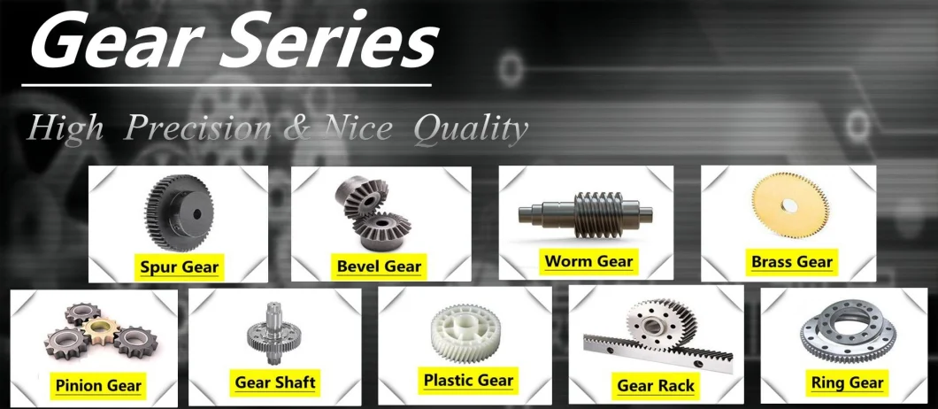 Machinery Parts Custom Fabrication OEM Various Metal and Plastic Spur Gear Wheel